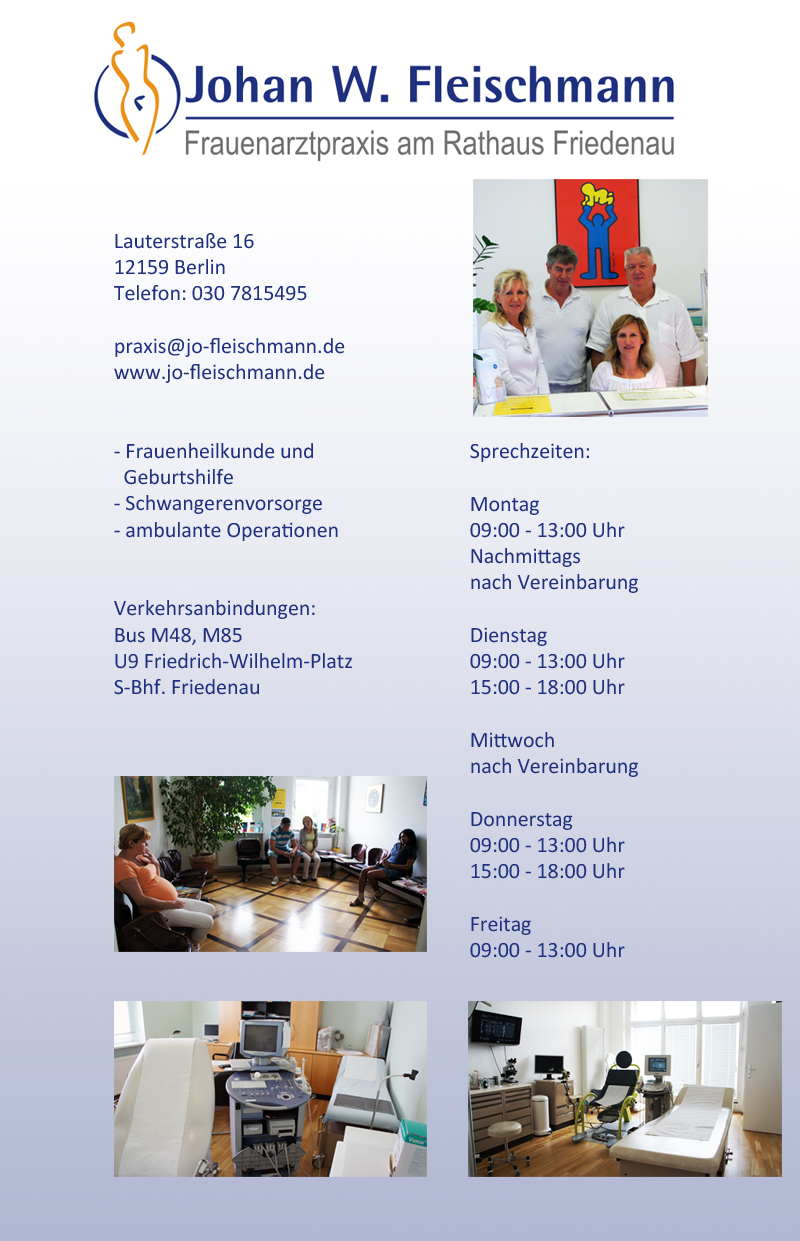 Frauenarzt Berlin Schöneberg - Johan W. Fleischmann Frauenarzt Berlin Schöneberg - Johan W. Fleischmann